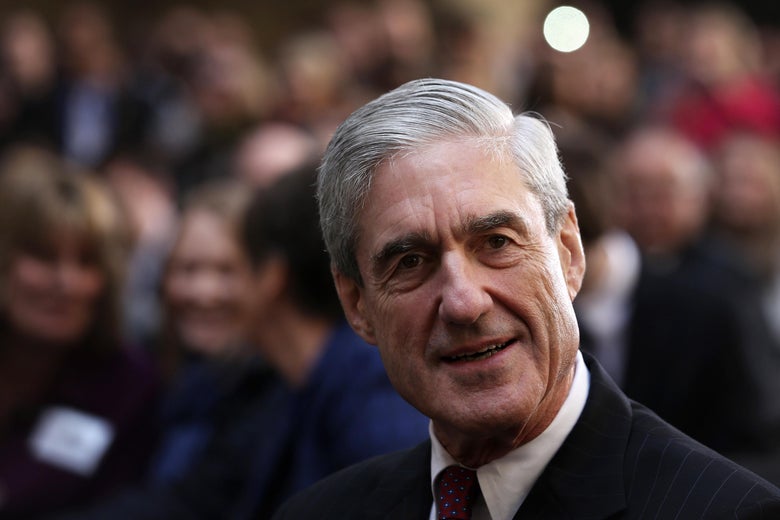 Robert Mueller attends a ceremonial swearing-in ceremony at the FBI Headquarters October 28, 2013 in Washington, DC.